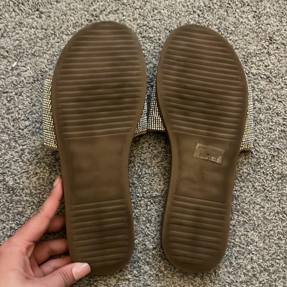 Steve Madden Rhinestone Sandals - Picture 4 of 6